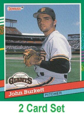John Burkett Baseball Card Collection